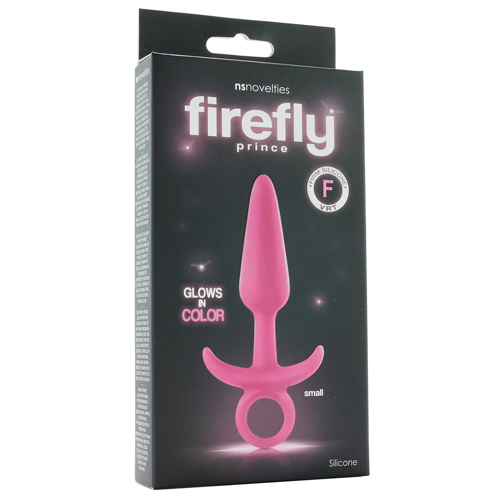 Firefly Prince Small Butt Plug in Glowing Pink
